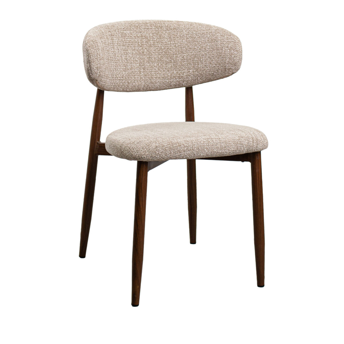 C-710 Denim Brown + Transprint Legs Chair