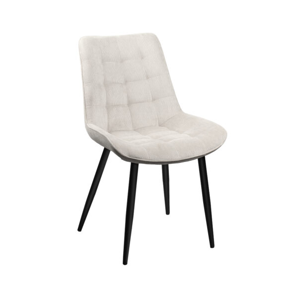 Hans Velvet Chair BEIGE BGF166-2 + Black legs Discover the comfort and elegance of the Hans Velvet BEIGE chair, perfect for the office! Upholstered in delicate velvet, with sturdy metal legs, this chair combines style with functionality. Ideal for any setting!