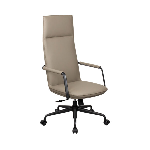 Luc Light Brown Office Armchair Discover the Luc Light Brown Office Chair - the perfect combination of comfort and modern design for your workspace. Upholstered in eco-leather, with a metal base and a Tilt mechanism, it offers ergonomic support and adjustability. Ideal for intensive use, featuring an elegant design and long-term stability.