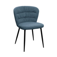 Chair Escada Blue CY-05 Discover the comfort and stability of the Escada Blue CY-05 chair, perfect for any kitchen! Upholstered in soft velvet and featuring sturdy metal legs, this chair combines elegance with functionality. Ideal for family moments!