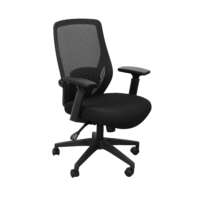 Office Armchair Edgar Black Discover the Edgar ~Black office chair, featuring a modern design and customizable comfort. Upholstered in fabric, it includes an Anyfix mechanism for adjusting the seat and backrest, and an adjustable lumbar support for long-lasting comfort. Ideal for the office, with flexible adjustments and maximum stability.