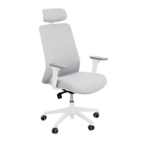 Gino Grey Office Armchair The Gino office chair offers ergonomic comfort with a modern design and quality materials. The adjustable Multiblock mechanism, 3D armrests, and adjustable lumbar support ensure a personalized and comfortable experience. Ideal for the office, it combines durability with flexibility!