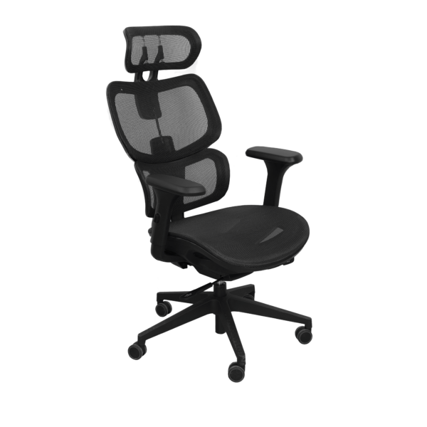 Fotoliu Birou Gomez~Black Descoperiți fotoliul de birou Gomez Black, perfect pentru confortul și ergonomia zilnică. Cu un design modern, materialele de calitate și un mecanism Multiblock reglabil, oferă susținere optimă pe parcursul întregii zile. Brațele 3D ajustabile și suportul lombar reglabil adaugă confort suplimentar. Ideal pentru birouri, acest fotoliu combină durabilitatea și funcționalitatea!