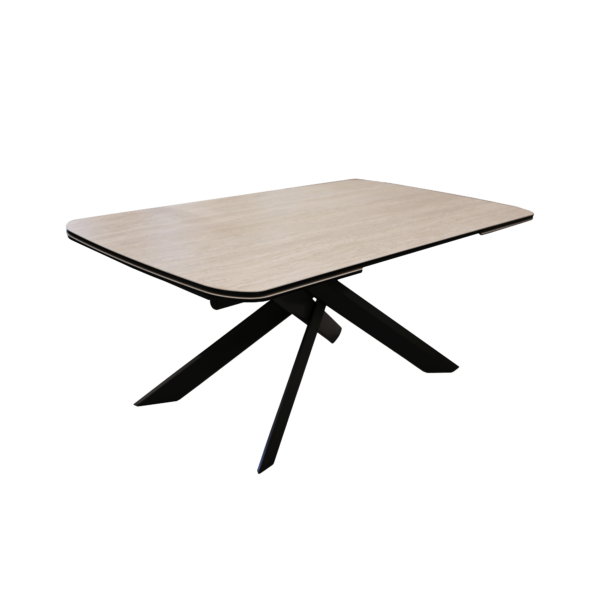 Carlos Grey Extendable Table 2000/2500/3000*98 Discover the Carlos Grey Table, an elegant and functional piece featuring a heat-resistant ceramic top and tempered glass. The side extension system allows for adjustable table length, making it ideal for living rooms or conference rooms. Add style and versatility to any space!