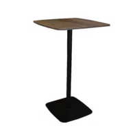 Bar Table Riviera 680*680*1100 Discover the Riviera Bar Table – compact and modern, perfect for bars, cafes, or stylish kitchens. With a melamine-faced board and an electrostatically painted metal frame, it offers durability and an elegant industrial design. Ideal for limited spaces, bringing comfort and functionality.