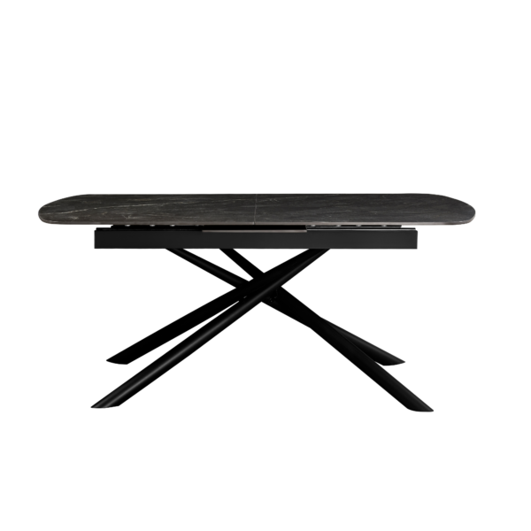 Antila Grey Extendable Table (Tarhei) 180/220×90 Discover the Antila Extendable Table – elegant and practical, featuring a durable ceramic top and a sturdy metal frame. Expand it quickly from 180 cm to 220 cm to create more space for guests. Ideal for modern living rooms, it adds style and comfort to any interior.