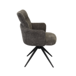 Erni Dark Grey Chair - Image 3
