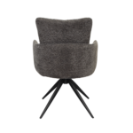 Erni Dark Grey Chair - Image 5