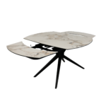 Chara White Extendable Table 130/190x95 - Image 3