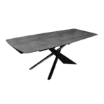 Cross Black Extendable Table 180/220/260x98 - Image 4