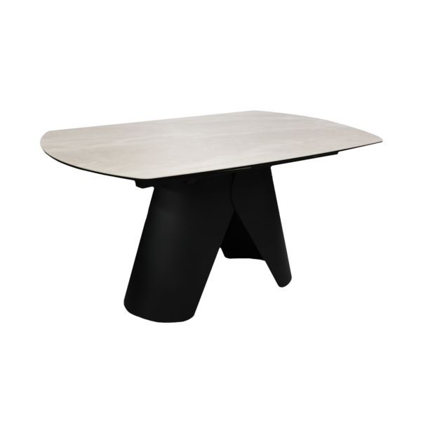 Masa Extensibilă Filo Grey 1500/2200*98 Descoperiți masa extensibilă Filo – un echilibru perfect între eleganță și funcționalitate. Cu un mecanism de extensie prin rotire, blatul din ceramică și suportul din sticlă securizată, oferă rezistență și un design sofisticat. Ideală pentru orice ocazie, se extinde rapid de la 150 cm la 220 cm, adaptându-se nevoilor tale.
