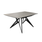 Fabio Grey Extensible Table 160×90 Discover the Fabio Table 160x90, an elegant and practical choice for any modern interior. Featuring a heat-resistant ceramic top and tempered glass, with side extensions for flexibility. Its modern design and premium materials make it ideal for everyday use or special occasions!