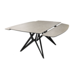 Fabio Grey Extensible Table 160x90 - Image 2