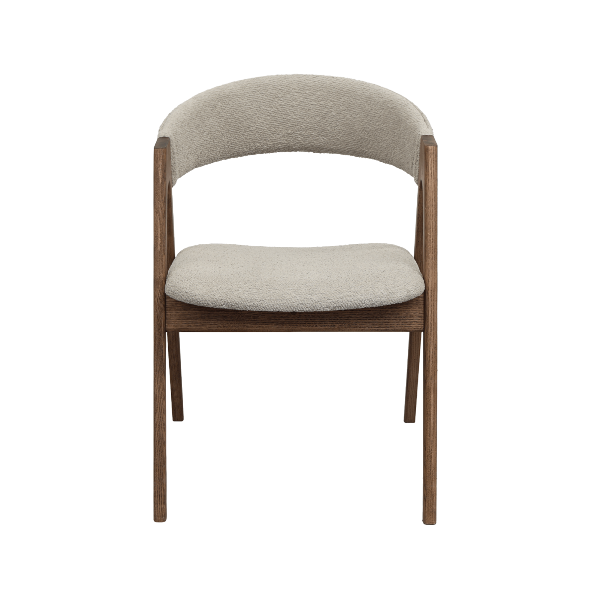 Scaun Rustic Beige+Wood Legs - imagine 2