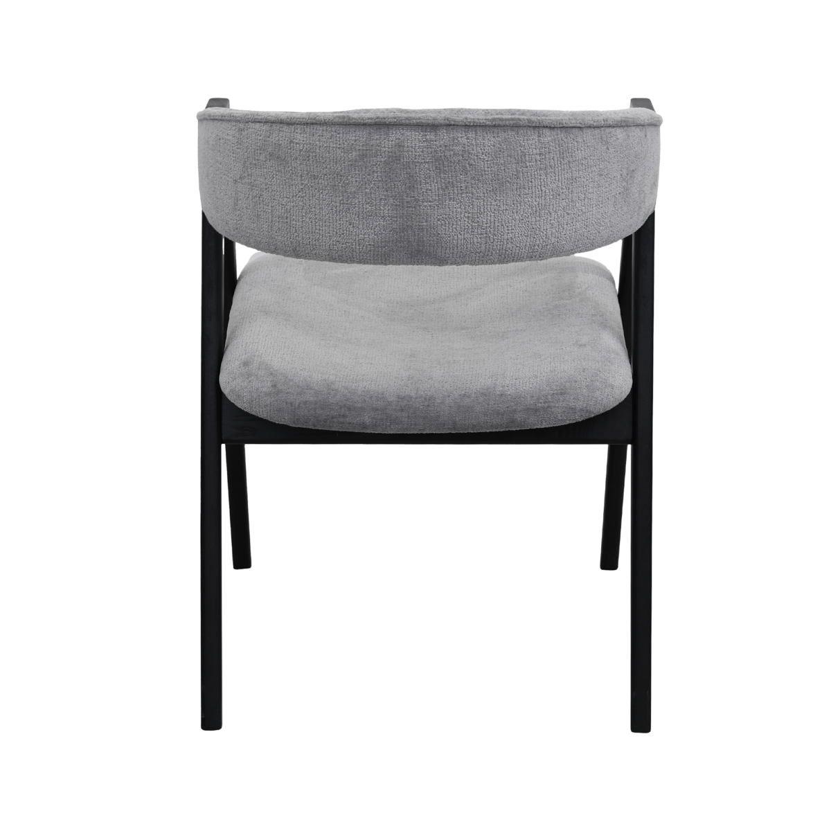 Rustic Chair Grey + Black Legs - Image 3