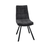 Scaun Zenia Velvet Dark Grey - Image 2