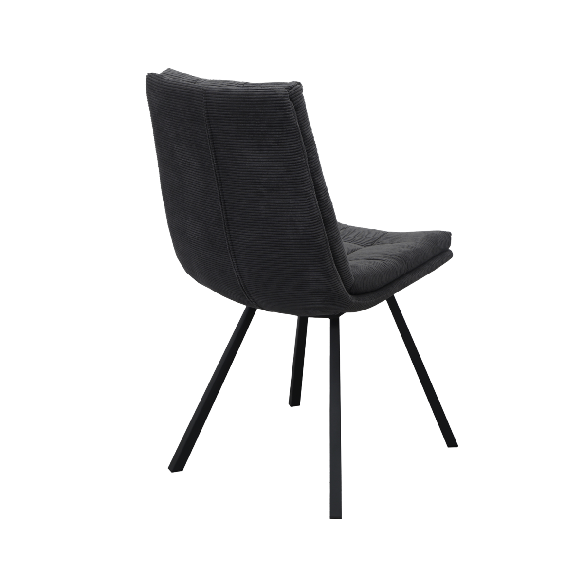 Scaun Zenia Velvet Dark Grey - Image 3