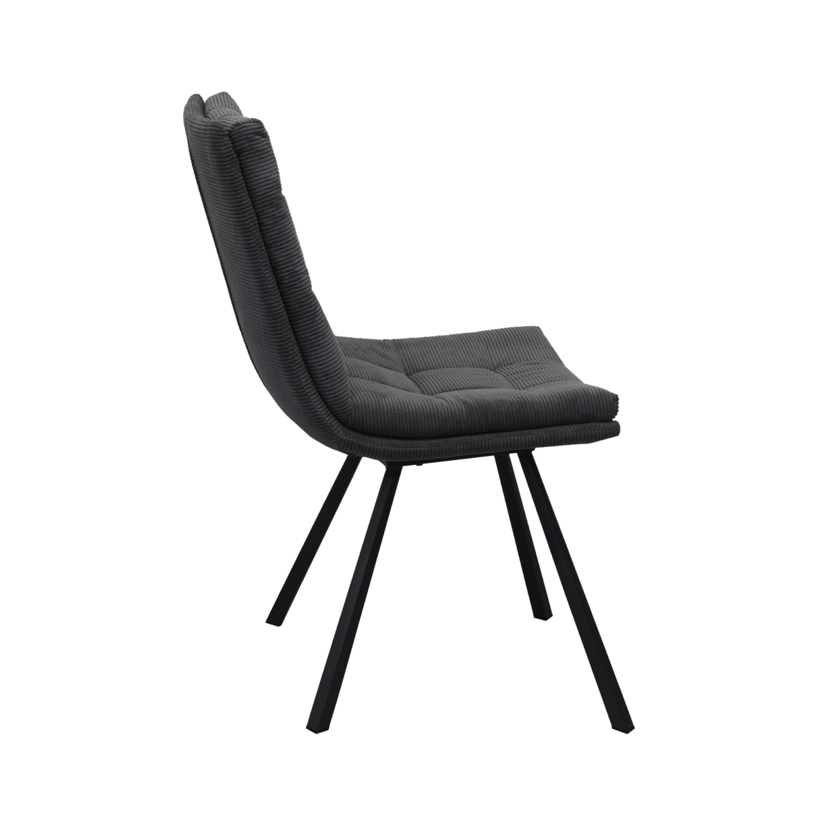 Scaun Zenia Velvet Dark Grey - Image 4