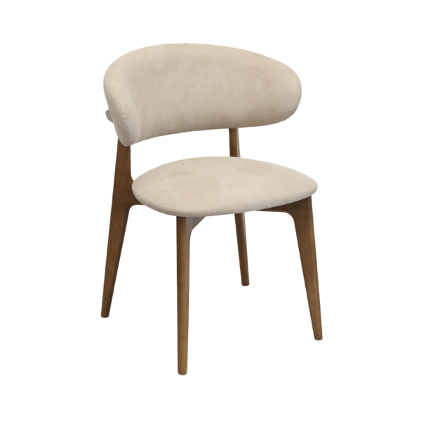 Scaun Roses Mustang Krem+Oak Legs Descoperiți scaunul Roses – combinația perfectă între eleganță și confort. Realizat din lemn de fag și tapițat cu stofă fină, oferă susținere optimă și un design rafinat. Ideal pentru dininguri moderne sau clasice, adaugă stil fiecărui interior.