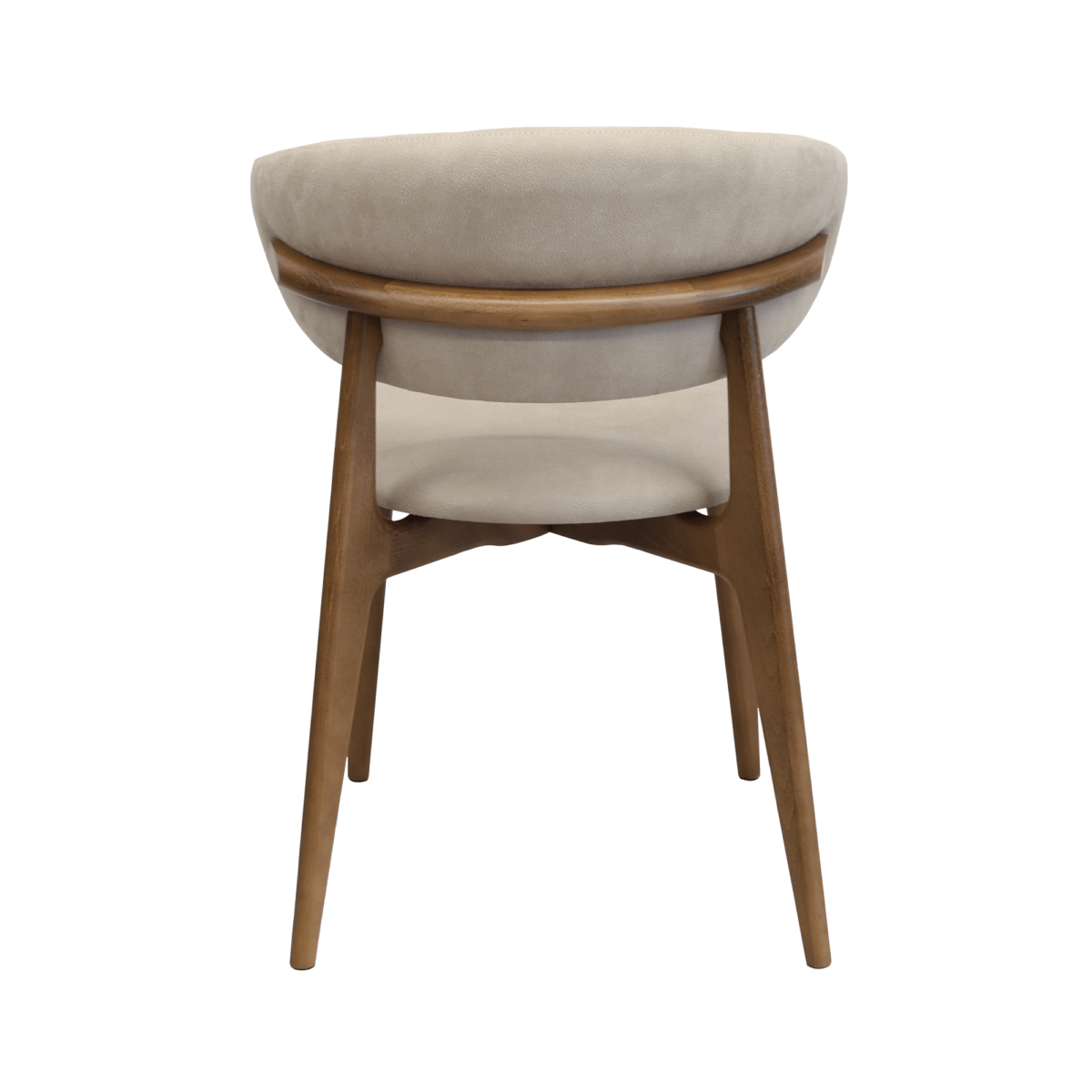 Scaun Roses Mustang Krem+Oak Legs - imagine 7