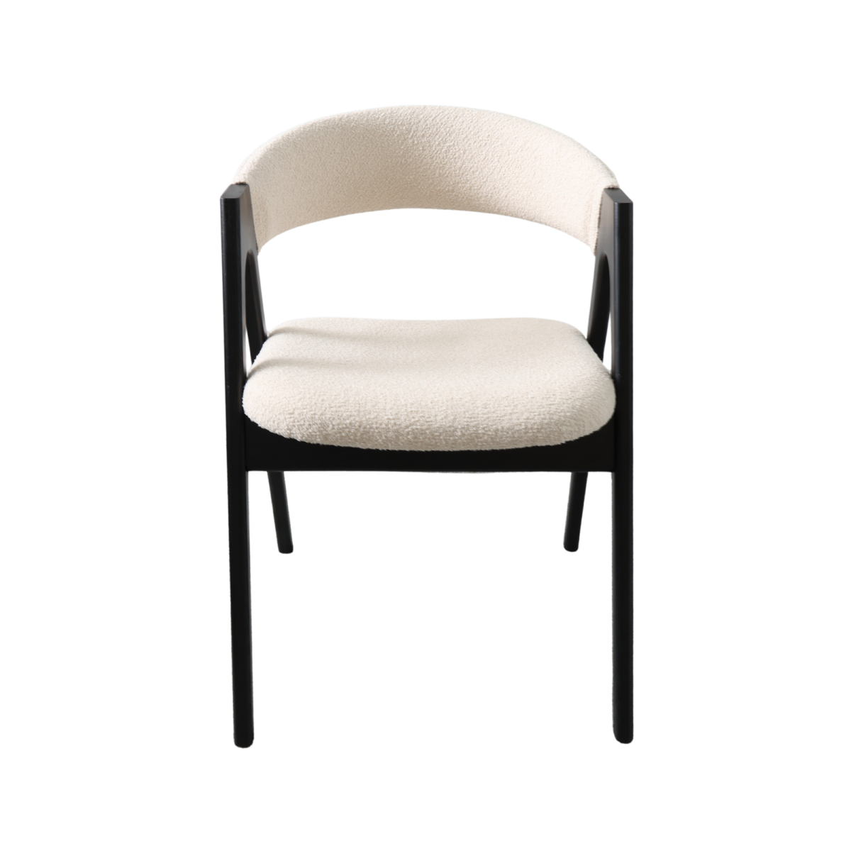Scaun Rustic White+Black Legs - imagine 2