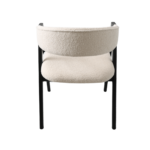 Scaun Rustic White+Black Legs - imagine 5