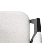 Scaun Rustic White+Black Legs - imagine 7